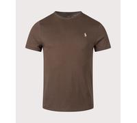 Polo Ralph Lauren Mens Custom Slim Fit Jersey T-Shirt - Colour: 446 Nutmeg Brown - Size: XL