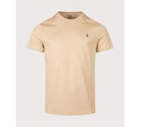 Polo Ralph Lauren Mens Custom Slim Fit Jersey T-Shirt - Colour: 527 Vintage Khaki - Size: Medium