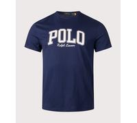 Polo Ralph Lauren Mens Custom Slim Fit Logo Jersey T-Shirt - Colour: 001 Cruise Navy - Size: Medium Medium