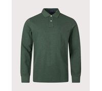Polo Ralph Lauren Mens Custom Slim Fit Long Sleeve Polo Shirt - Colour: 149 Scotch Pine Heather - Size: XL