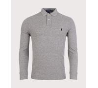 Polo Ralph Lauren Men's Custom Slim Fit Long Sleeve Polo Shirt - Canterbury Heather - M