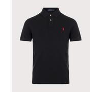 Iconic Polo Shirt in Cotton Pique Black