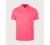 Polo Ralph Lauren Mens Custom Slim Fit Mesh Polo Shirt - Colour: 007 Hot Pink - Size: Large