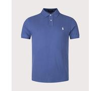 Polo Ralph Lauren Mens Custom Slim Fit Mesh Polo Shirt - Colour: 434 Earth Blue - Size: XL