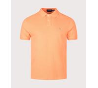 Polo Ralph Lauren Mens Custom Slim Fit Mesh Polo Shirt - Colour: 465 Pompano Orange - Size: Medium