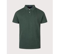 Polo Ralph Lauren Mens Custom Slim Fit Mesh Polo Shirt - Colour: 468 Scotch Pine Heather - Size: Large