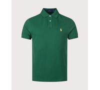 Polo Ralph Lauren Mens Custom Slim Fit Mesh Polo Shirt - Colour: 469 New Forest - Size: Large