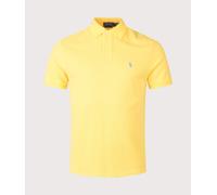Iconic Polo Shirt in Cotton Pique Yellow