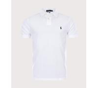 Polo Ralph Lauren Mens Custom Slim Fit Mesh Polo Shirt - Colour: Core 002 White - Size: XL