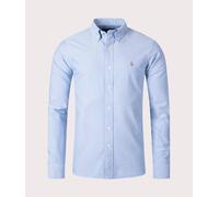Polo Ralph Lauren Mens Custom Slim Fit Oxford Shirt - Colour: 002 Blue - Size: Medium Medium
