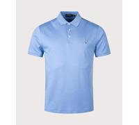 Polo Ralph Lauren Mens Custom Slim Fit Soft Cotton Polo Shirt - Colour: 160 Sky Blue - Size: XL