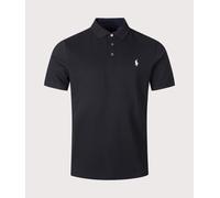 Polo Ralph Lauren Mens Custom Slim Fit Stretch Mesh Polo Shirt - Colour: 040 Polo Black - Size: Large