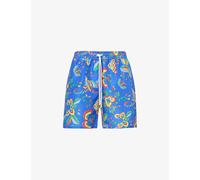 Polo Ralph Lauren Mens Damond Floral Traveller Logo-embroidered Recycled-polyester Swim Shorts S