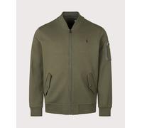 Polo Ralph Lauren Mens Double Knit Bomber Jacket - Colour: 002 Company Olive - Size: XL