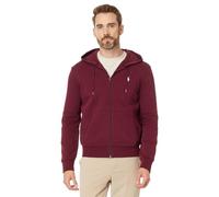 POLO RALPH LAUREN Men's Double-Knit Full-Zip Hoodie, Classic Wine, M