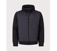 Polo Ralph Lauren Mens Double Knit Jacquard Zip Through Hoodie - Colour: 003 Polo Black - Size: Medium