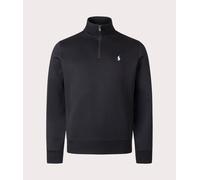 Polo Ralph Lauren Mens Double Knit Quarter Zip Sweatshirt - Colour: 001 Polo Black - Size: Medium