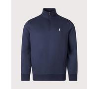 Demi-zip Sweatshirt - male - Polo Ralph Lauren - Sweatshirts - Blue - M - Sweatshirts & Hoodies M