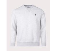 Polo Ralph Lauren Mens Double Knit Sweatshirt - Colour: 002 LT Sport Heather/Polo Black PP - Size: Large