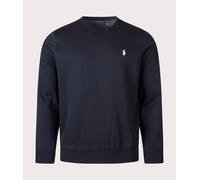Polo Ralph Lauren Mens Black Long-sleeved Double-knit Woven Jumper S