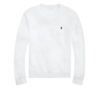 POLO RALPH LAUREN Men's Double Knit Sweatshirt (UK, Alpha, L, Regular, Regular, White)