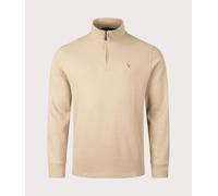 Polo Ralph Lauren Mens Estate-Rib Quarter Zip Knit - Colour: 070 Coastal Beige - Size: Medium Medium