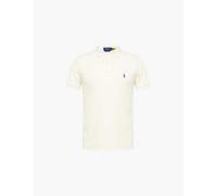 Polo Ralph Lauren Mens Herbal Milk Logo-embroidered Short-sleeve Cotton-pique Shirt Xl