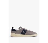 POLO RALPH LAUREN Mens Heritage Aera Grey & Navy Suede Trainers Men
