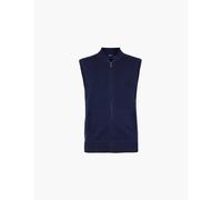 Polo Ralph Lauren Mens Hunter Vy Logo-embroidered High-neck Knitted Wool Gilet L