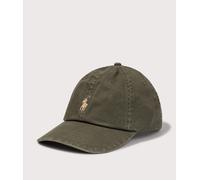 Polo Ralph Lauren Mens Iconic Cotton Chino Ball Cap - Colour: 525 Company Olive - Size: One Size