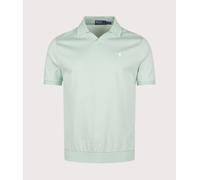 Polo Ralph Lauren Mens Jacquard Mesh Polo Shirt - Colour: 003 Celadon/White - Size: Large