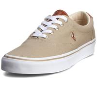 POLO RALPH LAUREN Men's Keaton-Pony Sneaker, Hampton Khaki/Multi Pp, 8.5 UK