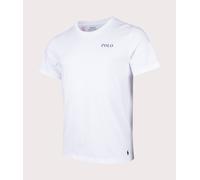 Polo Ralph Lauren Mens Lightweight Loungewear T-Shirt - Colour: 003 White Polo Tee - Size: Medium