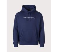 Polo Ralph Lauren Mens Logo Fleece Hoodie - Colour: 004 Newport Navy - Size: Large