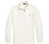Polo Ralph Lauren Mens Long Sleeve Fleece Quarter Zip Sweatshirt, Rl Parchment Cream, XXL
