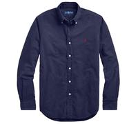 POLO RALPH LAUREN Men's Long Sleeve Slim Fit Oxford Button Down Shirt, Ralph Navy, Large