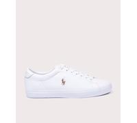 Polo Ralph Lauren Men's Longwood Leather Low Top Trainers - White/White - UK 9