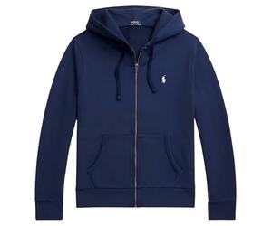 Polo Ralph Lauren Men's Loopback Fleece Full Zip Hoodie (UK, Alpha, L, Regular, Regular, Navy)