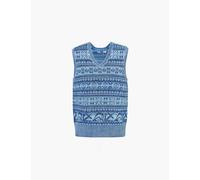 Polo Ralph Lauren Mens Mixed Indigo Prl Co Knitted Vest Xl