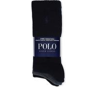 Polo Ralph Lauren Men's Sports Sock - 3 Pack Navy/Charcoal/Black