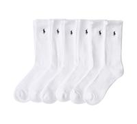 POLO RALPH LAUREN Men's Performance Crew Socks 6 Pack Modern (pack of 1)