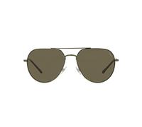 POLO RALPH LAUREN Men's Ph3139 Pilot Sunglasses, Brown, 57 mm