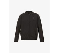 Polo Ralph Lauren Mens Polo Ralph Lauren Bi-Swing Brand-Embroidered Regular-Fit Woven Windbreaker Jacket Rl Black S