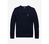 Polo Ralph Lauren Mens Polo Ralph Lauren Crew Neck Cotton Knit Jumper Hunter Navy W/ C8135 Pp S