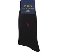 Polo Ralph Lauren Mens 2 Pack Flat Knit Socks - Colour: 003 New Black - Size: 0ne