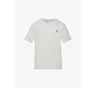 Polo Ralph Lauren Mens Polo Ralph Lauren Logo-Embroidered Cotton-Jersey T-Shirt Andover Heather M