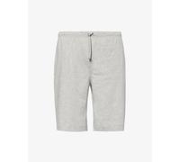 Polo Ralph Lauren Mens Polo Ralph Lauren Logo-Embroidery Relaxed-Fit Cotton-Jersey Pyjama Shorts Andover Heather S