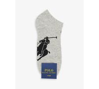 Polo Ralph Lauren Mens Polo Ralph Lauren Logo-Print Pack Of Three Cotton-Blend Socks Assorted