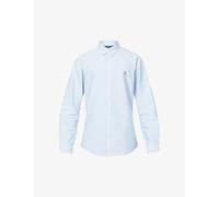 Polo Ralph Lauren Mens Slim Fit Oxford Shirt - Colour: 007 BSR Blue - Size: Large