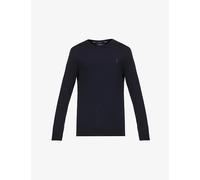 Polo Ralph Lauren Mens Polo Ralph Lauren Long-Sleeved Crewneck Cotton Jumper Hunter Navy M